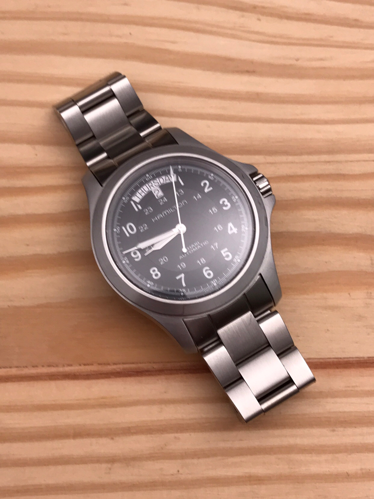 hamilton khaki king bracelet