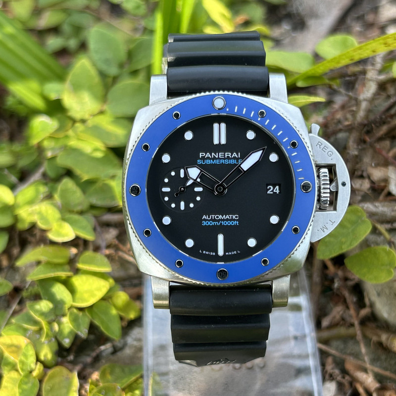 FS 2021 Panerai Submersible Azzurro 42mm PAM1209 Box Papers