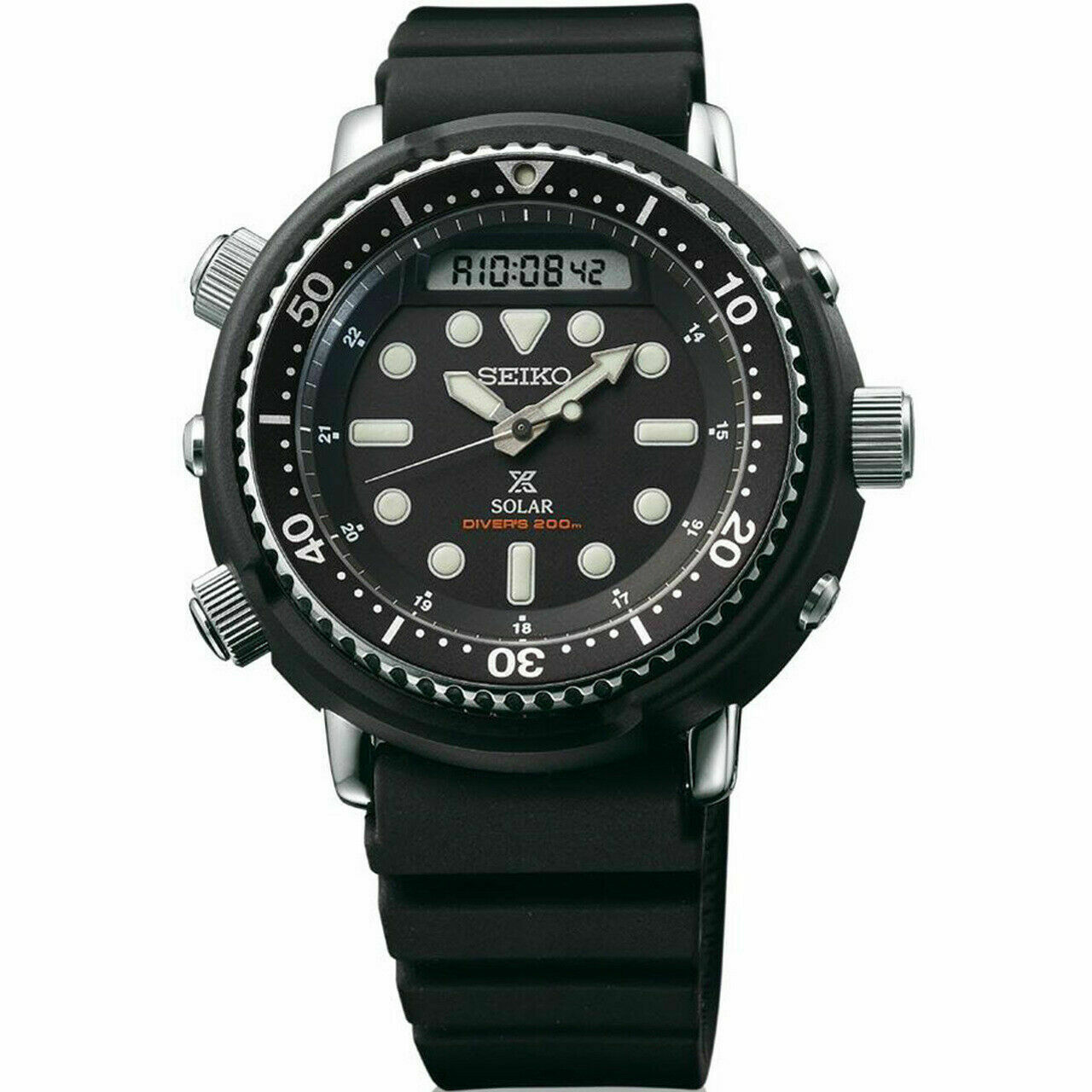 Seiko Arnie SNJ025 Hybrid Prospex Analog Digital 48mm Solar Diver Watch  200M | WatchCharts