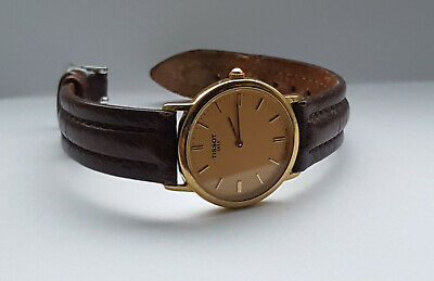 Vintage Swiss 1990 s TISSOT Gold Plated Men s Quartz Watch C275K