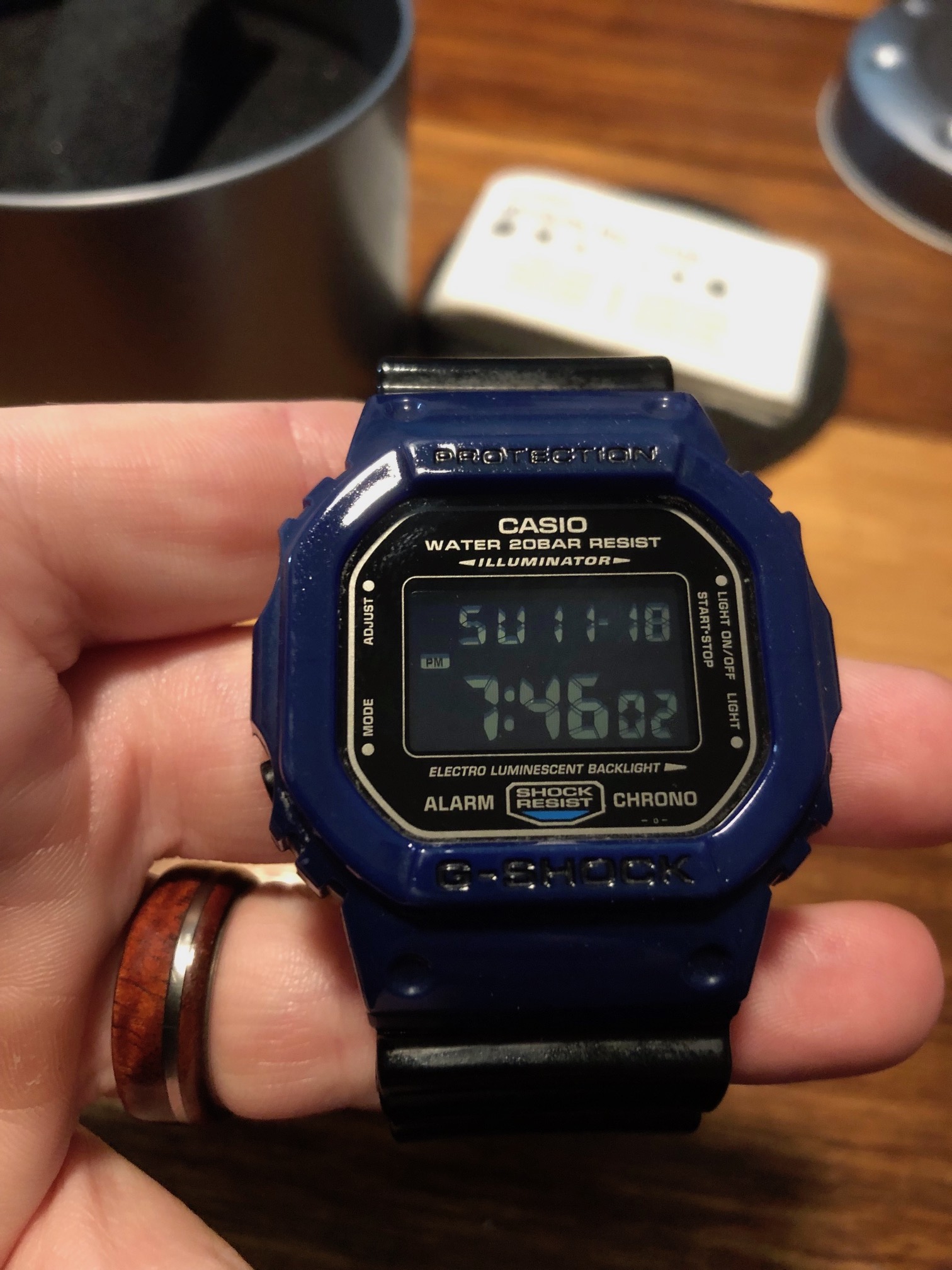 FS: G-Shock Black/Blue DW-5600JP-2JR 