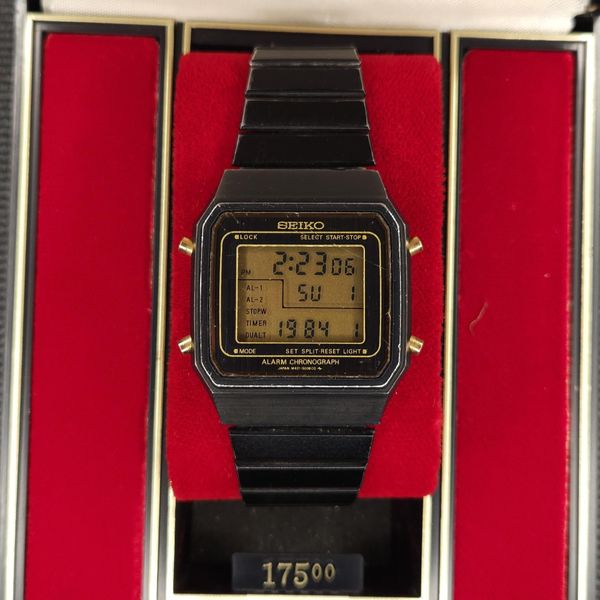 Montre Seiko LCD Numérique Vintage M421-5010 - Homme - Années 80 - Occasion