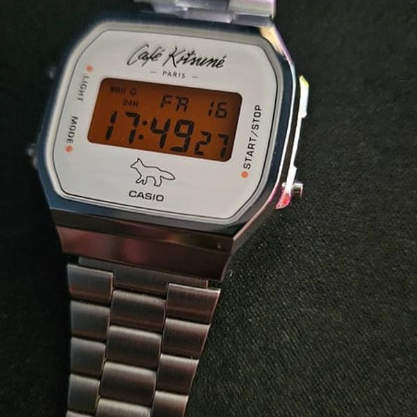 CASIO×カフェキツネ A168WECK-7AEU CASIO Cafe Kitsune Casio A168WECK 7A Collaboration Watch