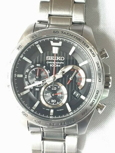 Seiko SSB299P1 Chronograph Quartz Men's Watch With Stainless Steel Strap |  WatchCharts