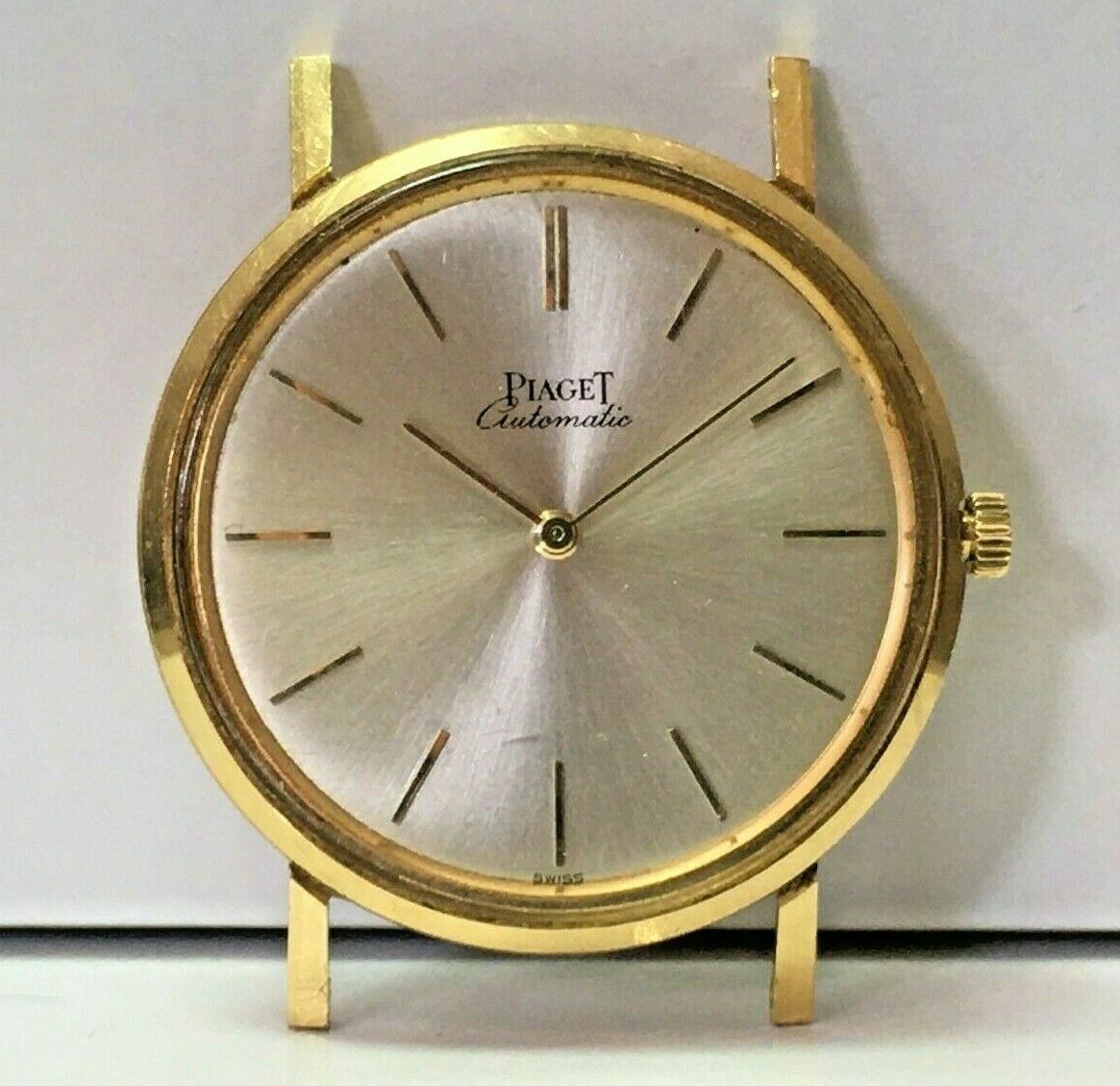 18K Mens Ultra Slim Piaget Watch Ref 12303 34mm Automatic 30j Cal