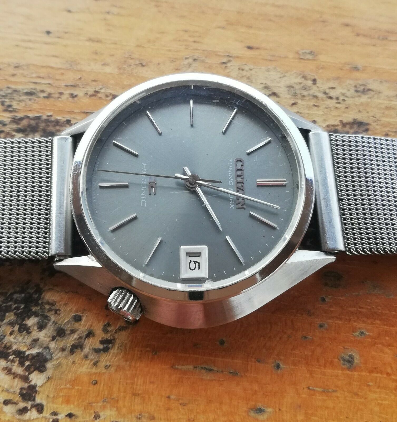 Rare Citizen Hisonic Tuning Fork Watch 3711-373049 Y August 1972
