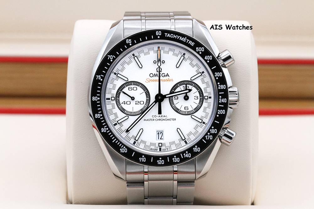 FSOT: Omega Speedmaster Racing 44.25MM White Dial 329.30.44.51.04.001 B ...