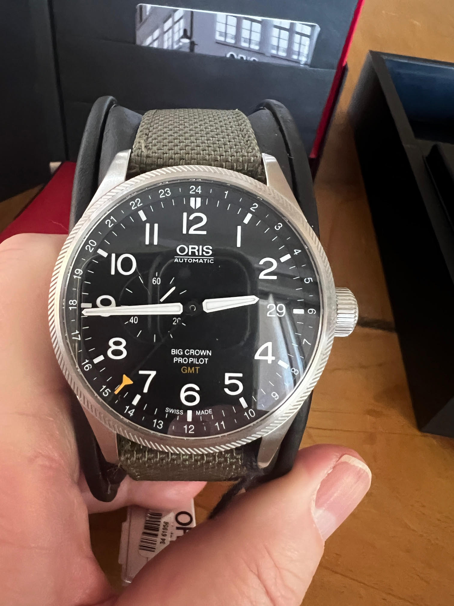 WTS Oris Big Crown Pro Pilot GMT WatchCharts Marketplace