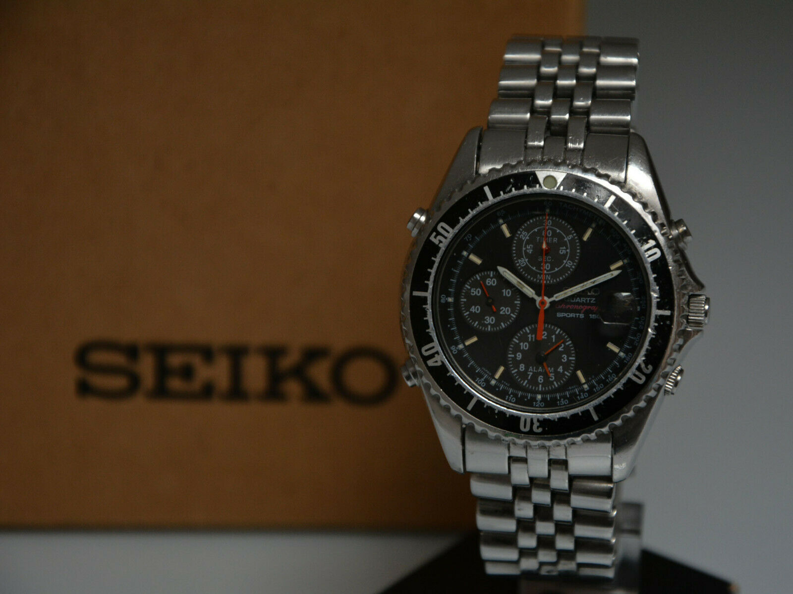 Vintage Seiko 7T42 6a50 chronograph watch sports 150 WatchCharts