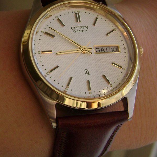 Citizen Gray Stainless Steel Dress Watch