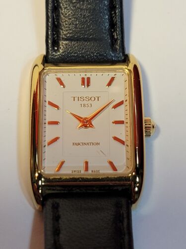 Genuine Tissot 1853 Fascination | T845 Gold Tone Cream Dial