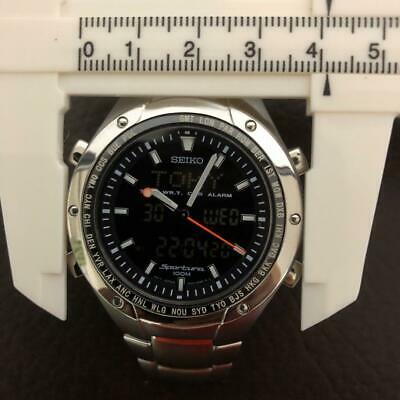 Seiko Sportura H023-00A0 Chronograph Used Ana-Digi World Time