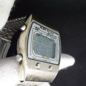 Vintage Seiko Alba Digital Game Count Watch 80s Y665-5010 RETRO