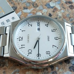 Vintage Seiko Spirit Quartz JDM 7N48 7000 February 1997 Kanji