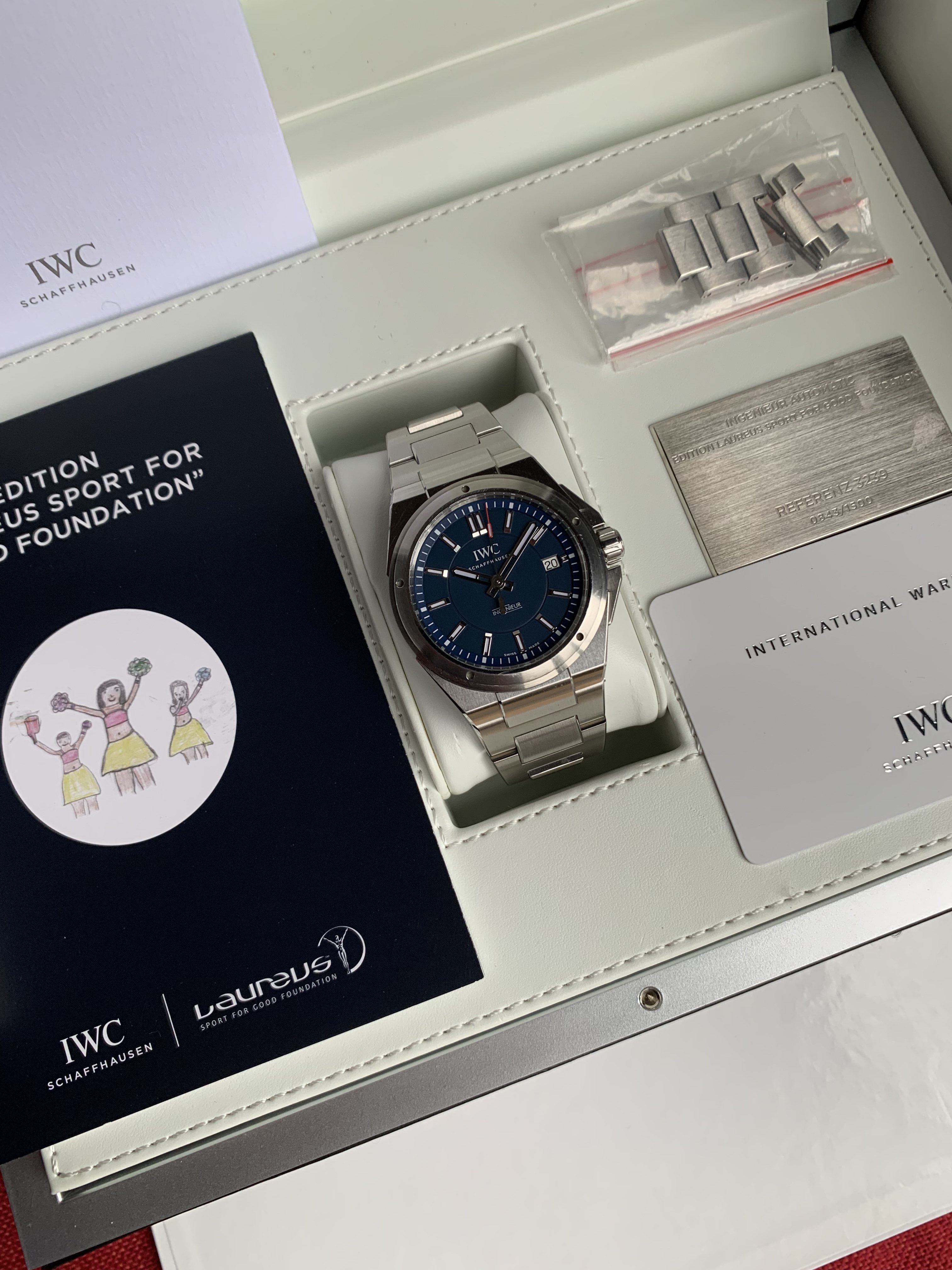 FT IWC Ingenieur 3239 09 Laureus Limited Edition WatchCharts