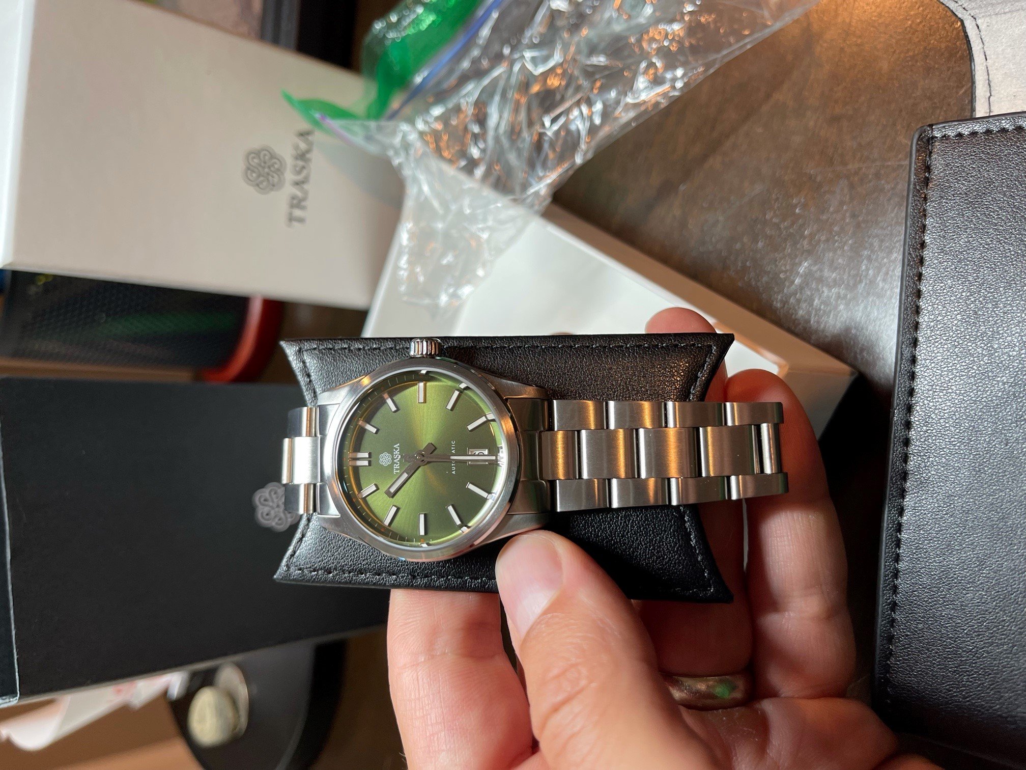 FSO -- Traska Commuter Woodland Green ($550) | WatchCharts