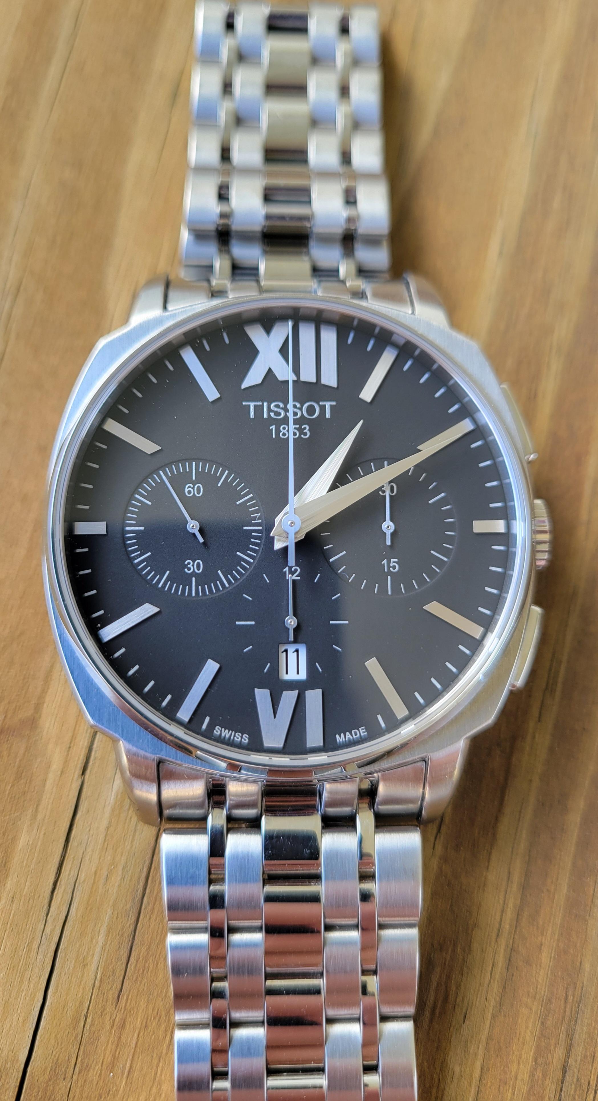 WTS Tissot T Lord Automatic Chronograph Black Dial Valjoux 7753