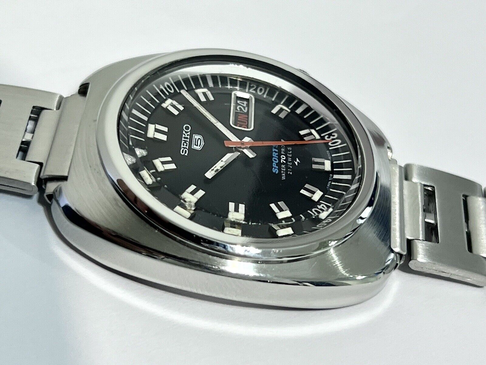 セイコー 5スポーツ7019-6000 Seiko 5 SPORTS Diver Vintage Automatic 7019-6000 BLACK