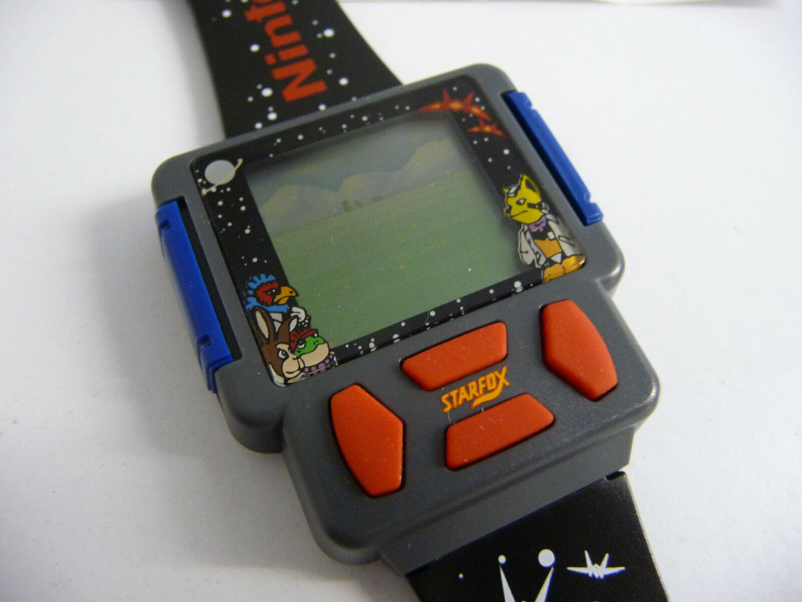 Vintage 1990's era Nintendo StarFox game watch Nelsonic mail away