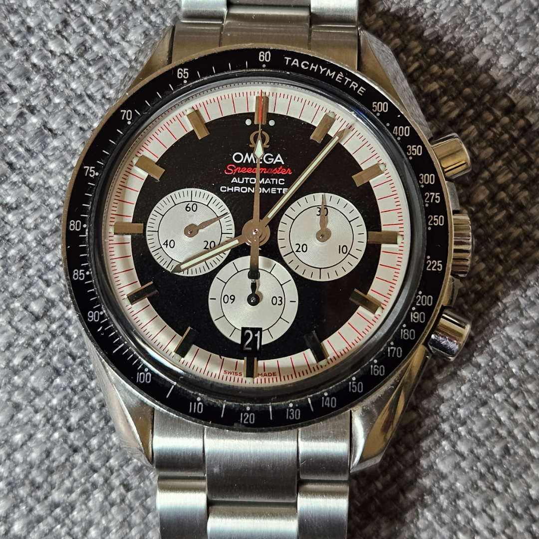 WTS Omega speedmaster automatic Schumacher legend 3507.51