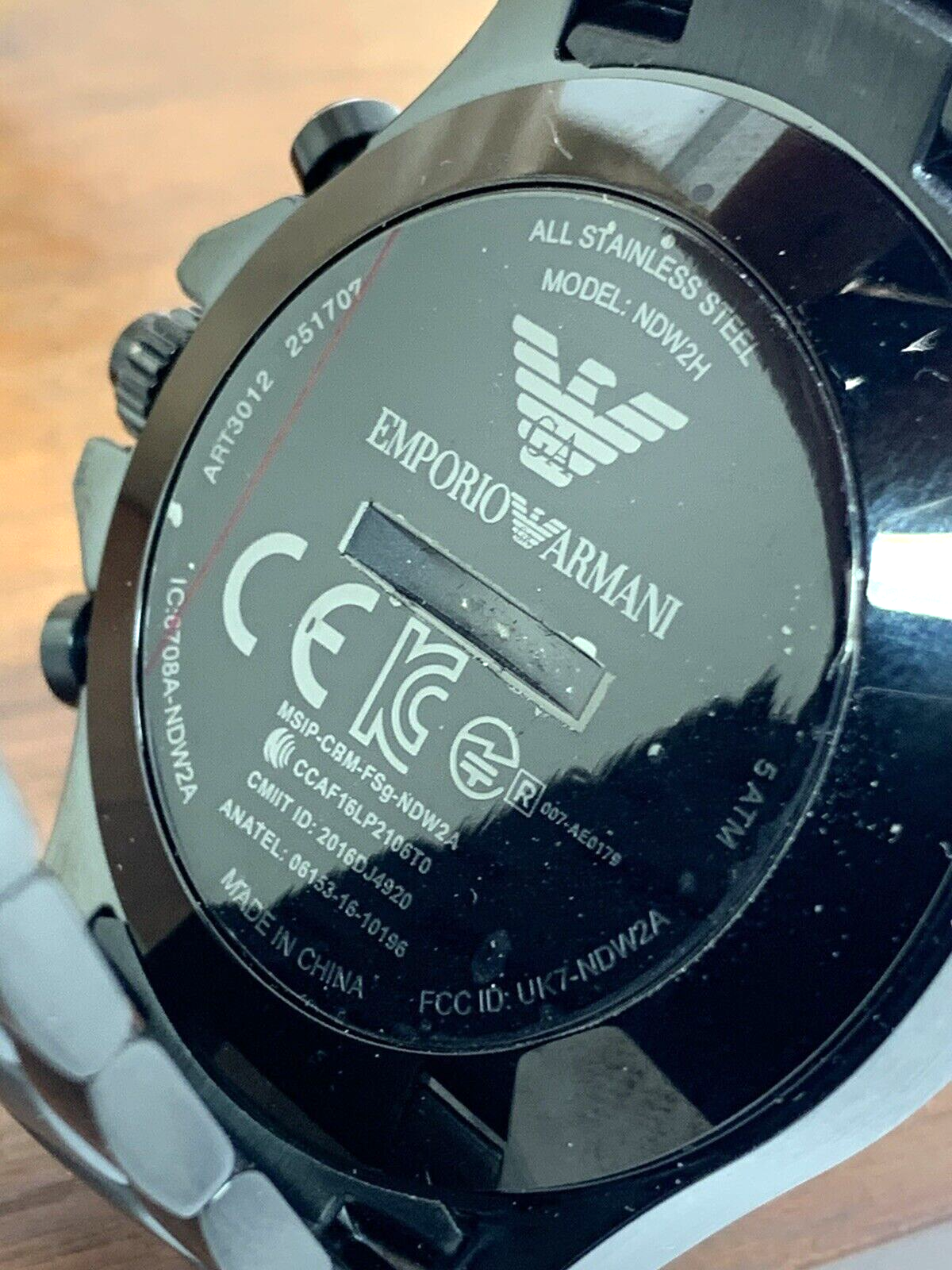 Emporio armani store watch model ndw2h