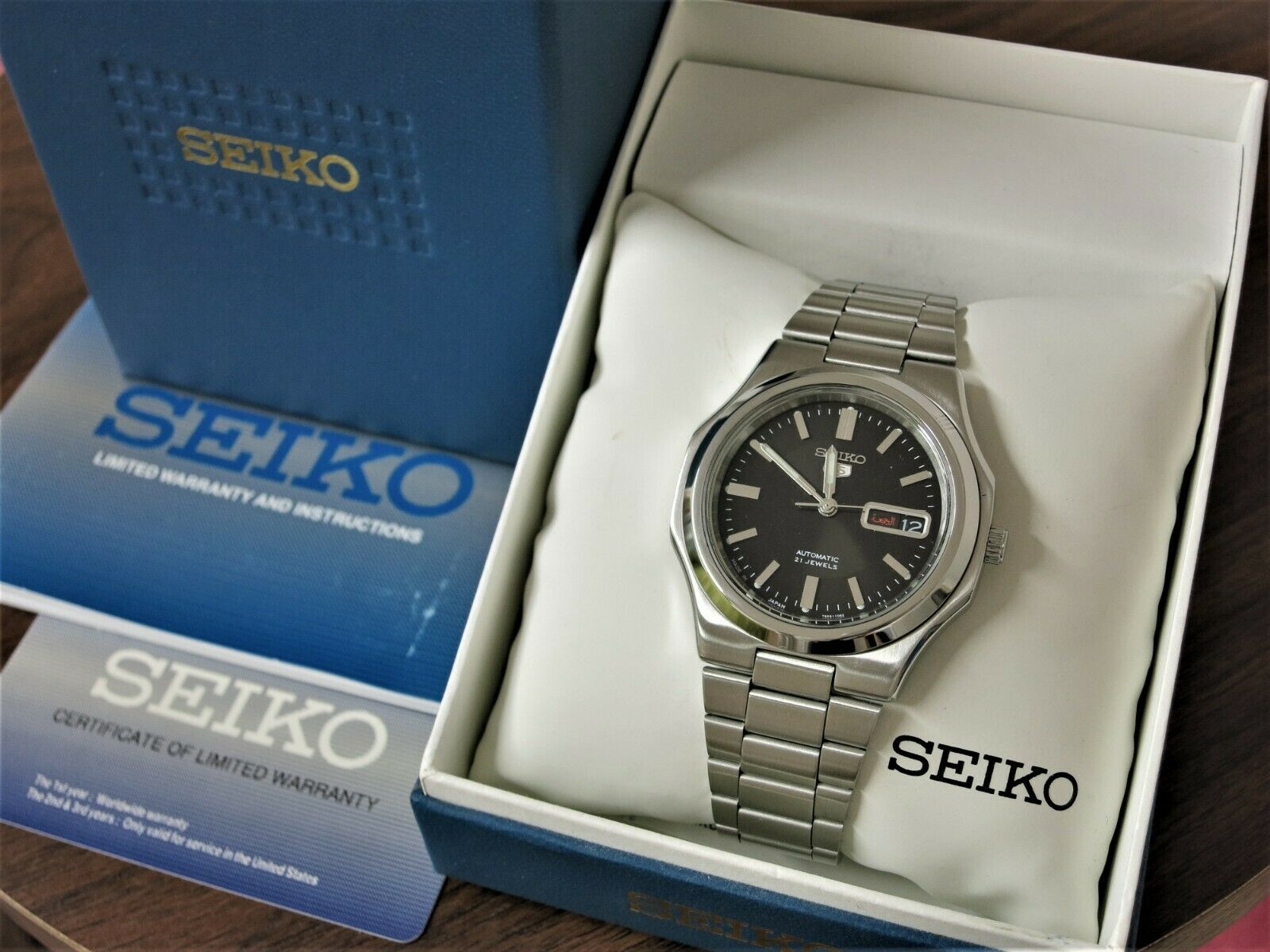 Seiko 5 SNKK47 Black Dial 7S26 03R0 Automatic Seikonaut