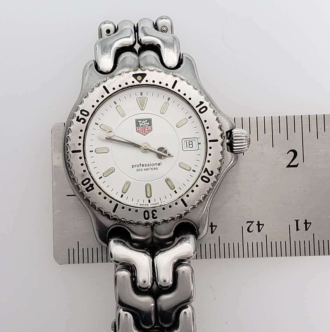 Tag Heuer S el WG1212 KO Stainless Steel Watch crown needs repair