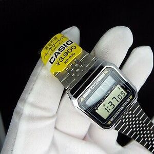 Rare CASIO Vintage Digital Watch SOLAR NOS BB-800 NO BATTERY NOS