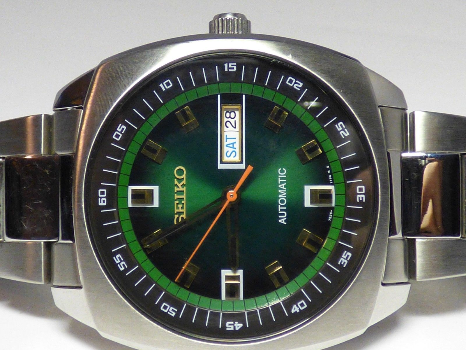Non-Working Seiko 7S26-04B0 Green Dial Automatic Men's Watch For