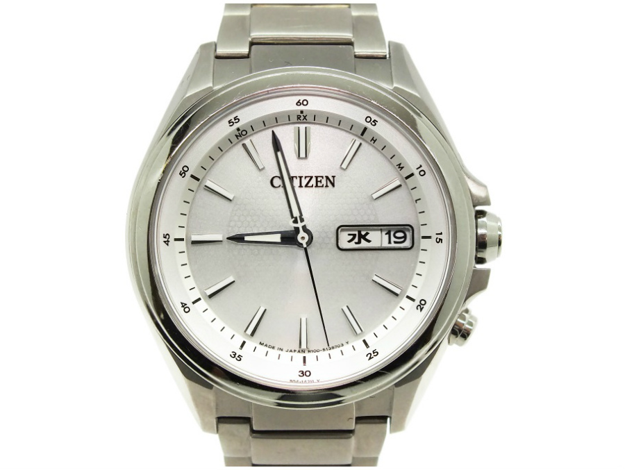 美品Citizen H100-S098335 Eco-Drive デイ CITIZEN CITIZEN シチズン H100-S098335 アテッサ エコドライブ