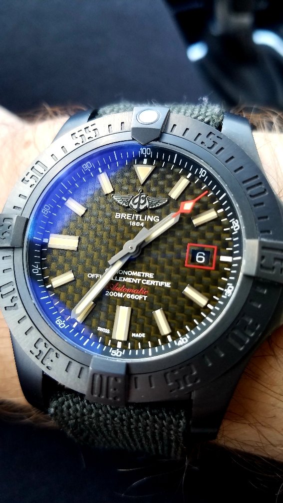 Breitling avenger blackbird on sale 44 limited edition