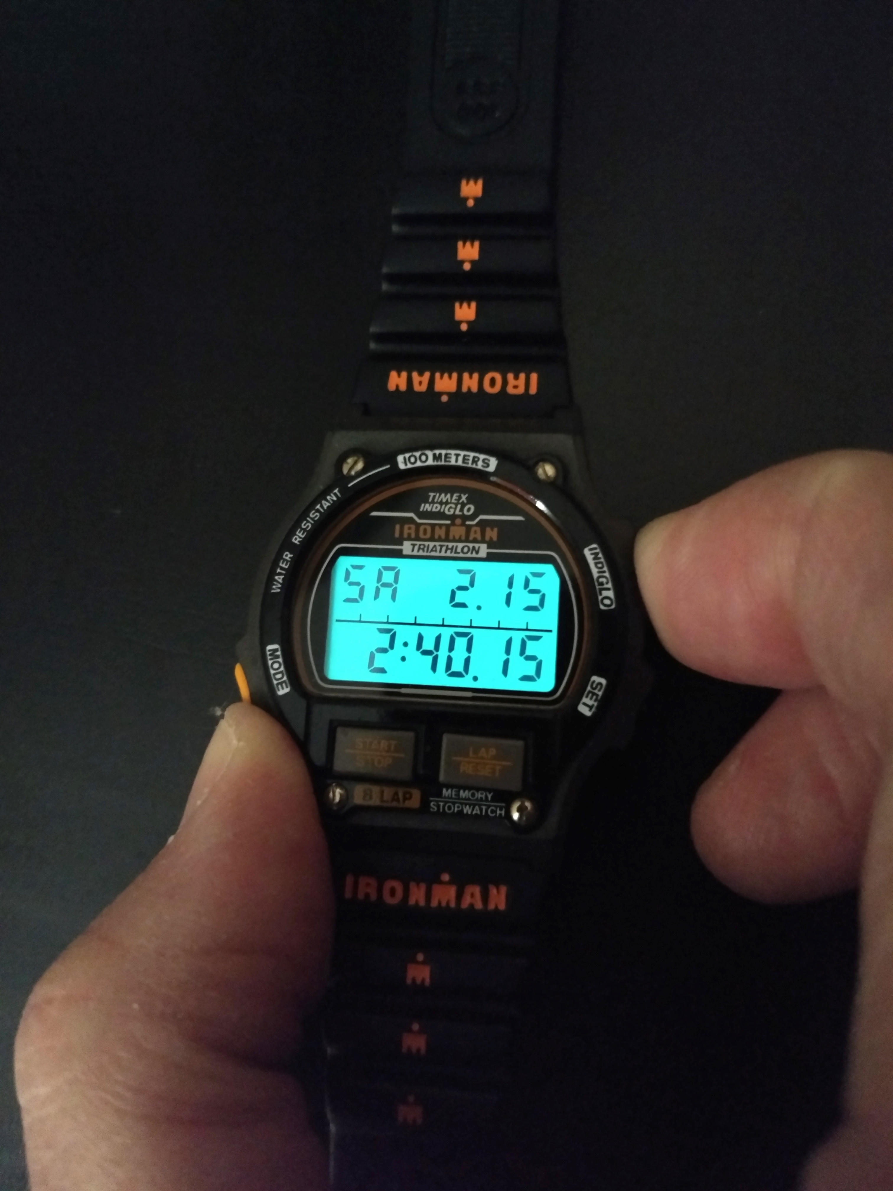 FS: Vintage 1993 Timex Ironman Triathlon 8-lap with fresh battery