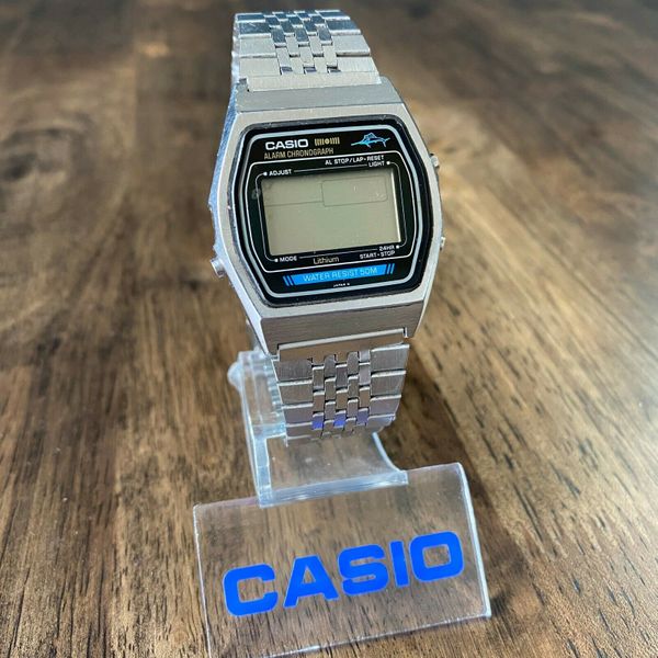 RARE Vintage 1982 Casio W-35 Marlin Digital Diver Watch Module 248