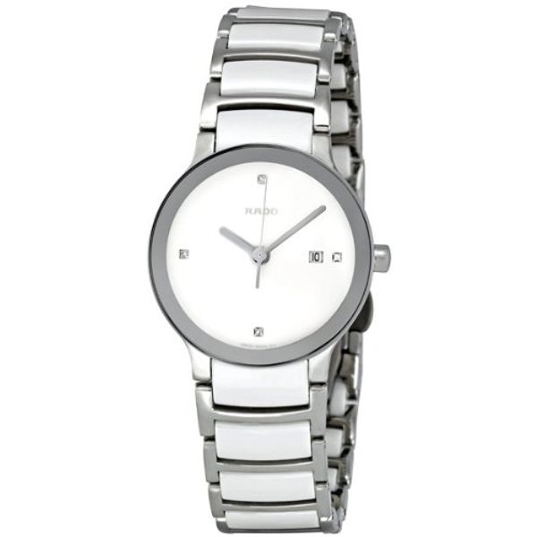 RADO ☆ Rado ☆ Centrix Ceramic ☆ Centrix Ladies ☆ Dial with diamond ...