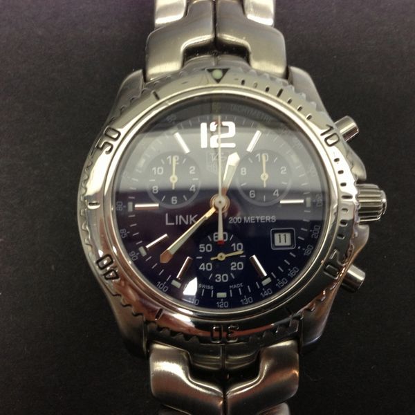 FS: TAG HEUER - LINK CT1110 CHRONO BLUE FACE | WatchCharts