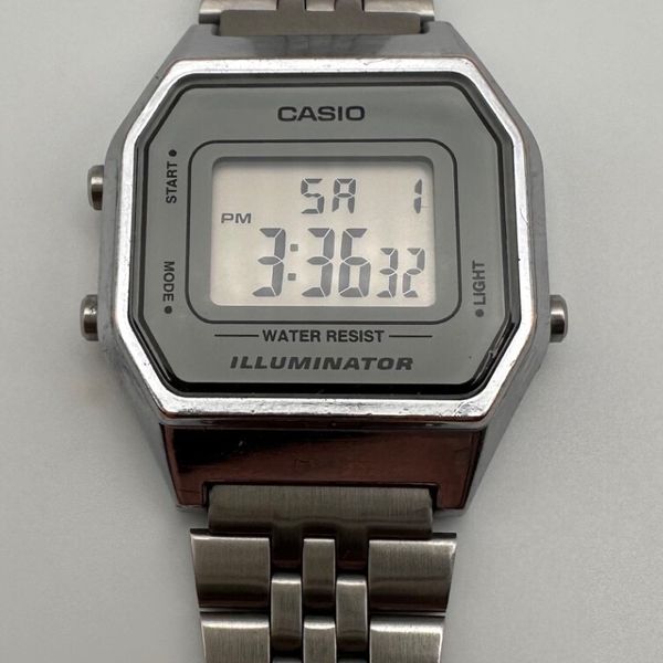 Ladies Casio 3284 LA680WE Digital Retro Quartz Watch | WatchCharts ...