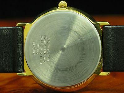 Junghans Gold Mantel Edelstahl Herrenuhr mit Datum Ref 41 7507