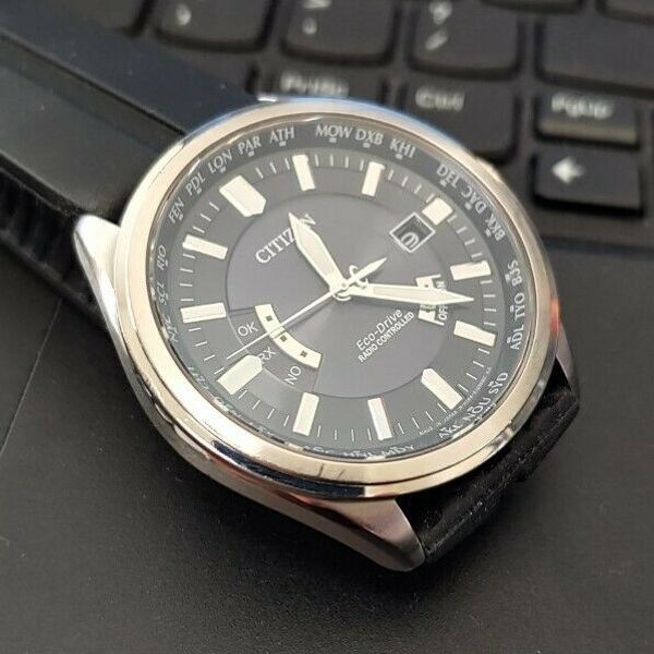 Citizen Watch EcoDrive Sapphire World Perpetual, Radio Controlled