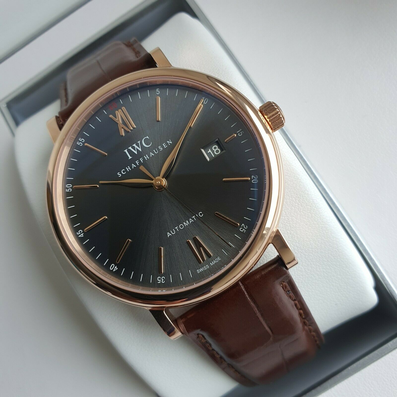 iwc portofino automatic rose gold