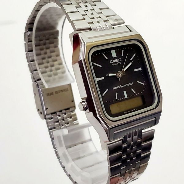 UNIQUE Men's JAPAN Vintage 1980 ANALOG-DIGITAL Watch CASIO (305