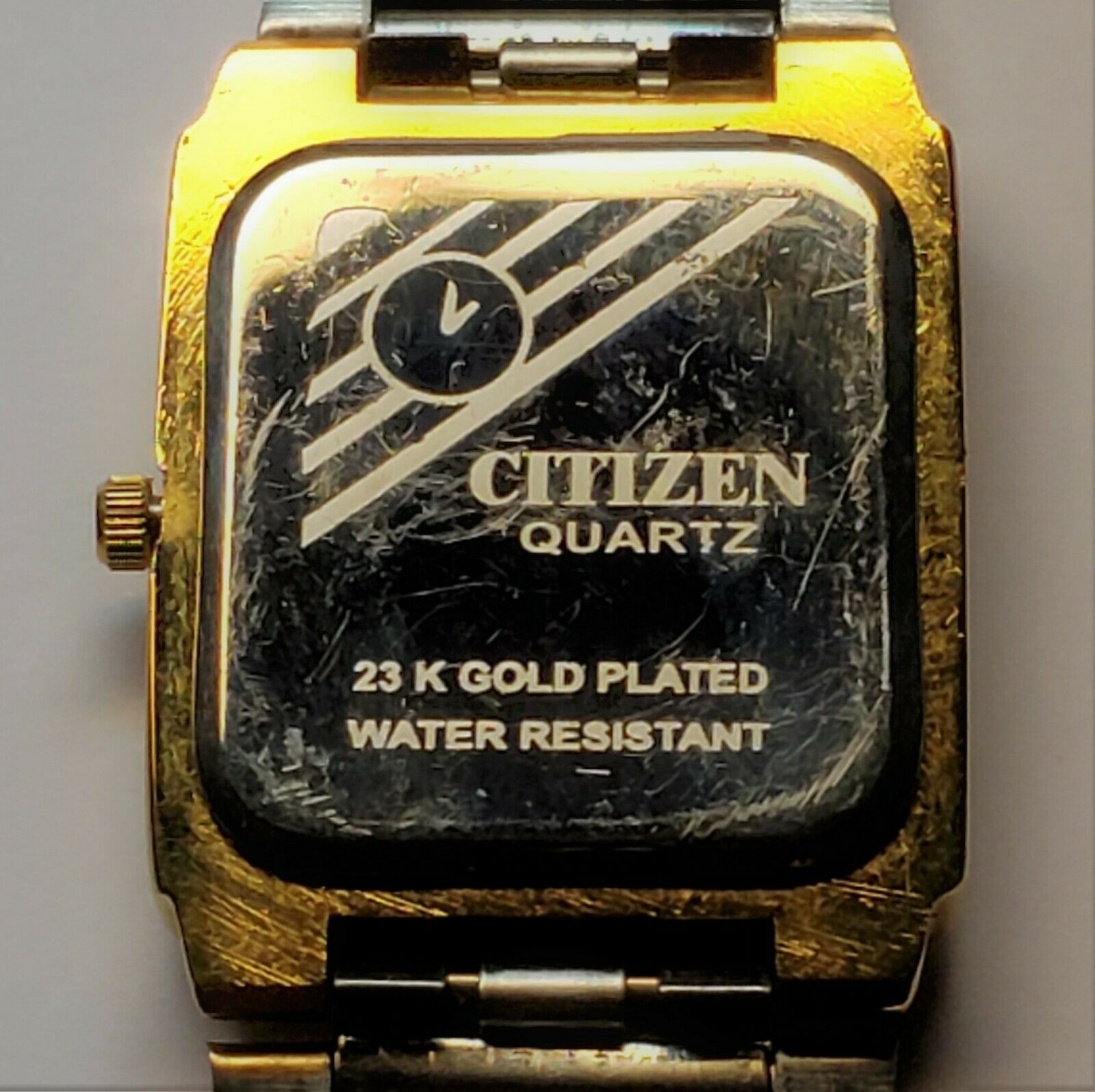 Men s CITIZEN 23k Gold Plated Quartz Watch Japan Movement New Battery WatchCharts