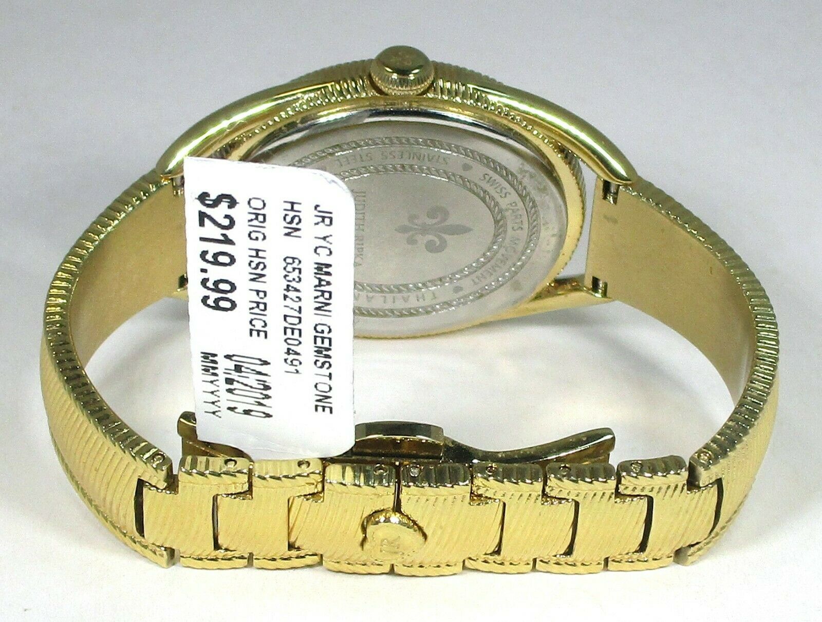 Gemstone Dial Bracelet Watch