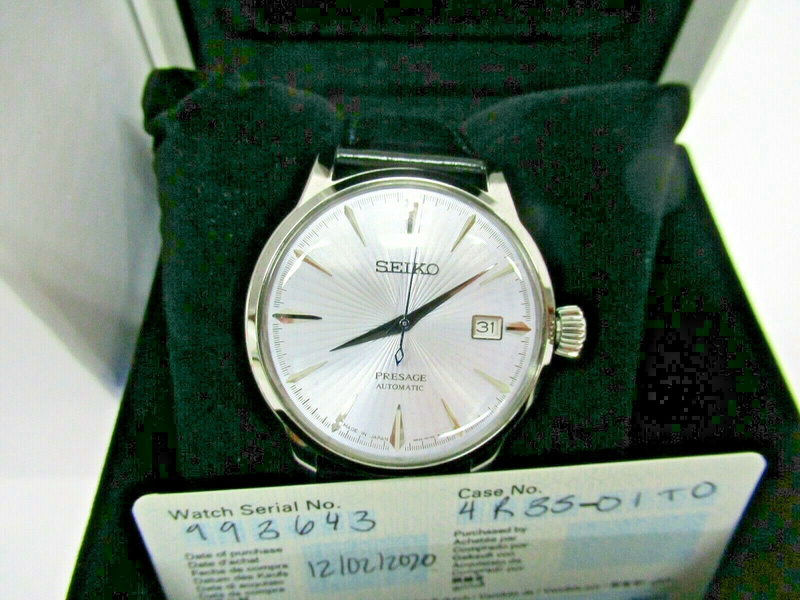 Seiko Presage Cocktail Automatic Men's Watch SRPB43 SRPB43J1 ...