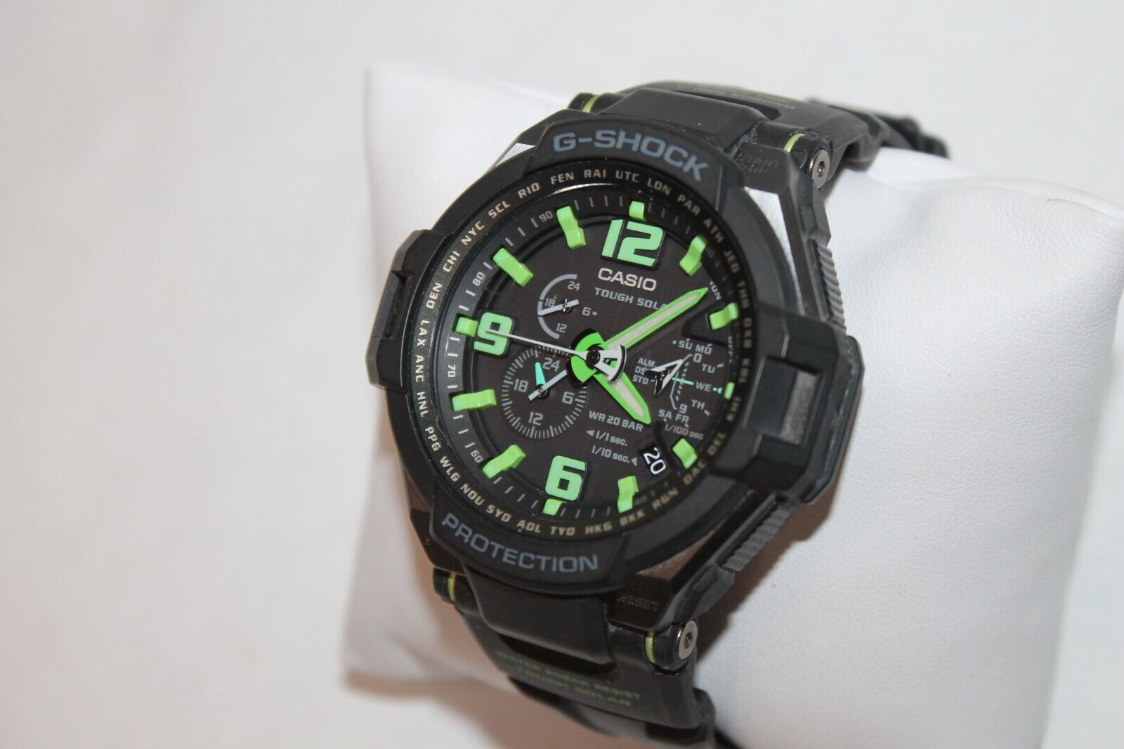 Casio G-Shock G-1400 Green Dial Watch 5245 G1400 1A Gravity Defier |  WatchCharts Marketplace