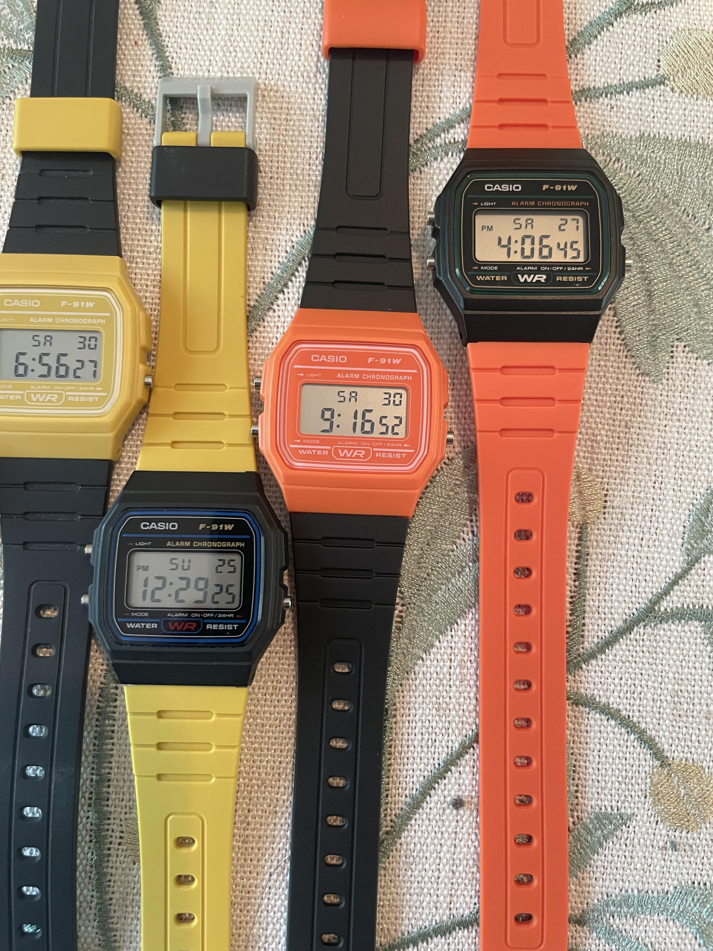 Casio f91wc hot sale