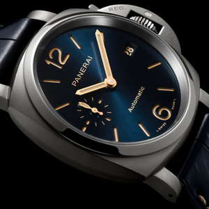 FS Panerai Luminor Due 927 42mm Blue Sunburst Dial Titanium Case