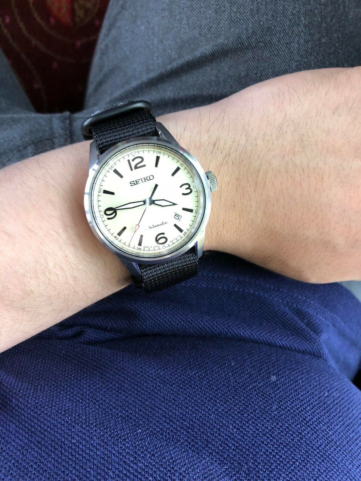 Seiko Presage SRPB03J1 SRPB03 Automatic Watch 4R35 Movement