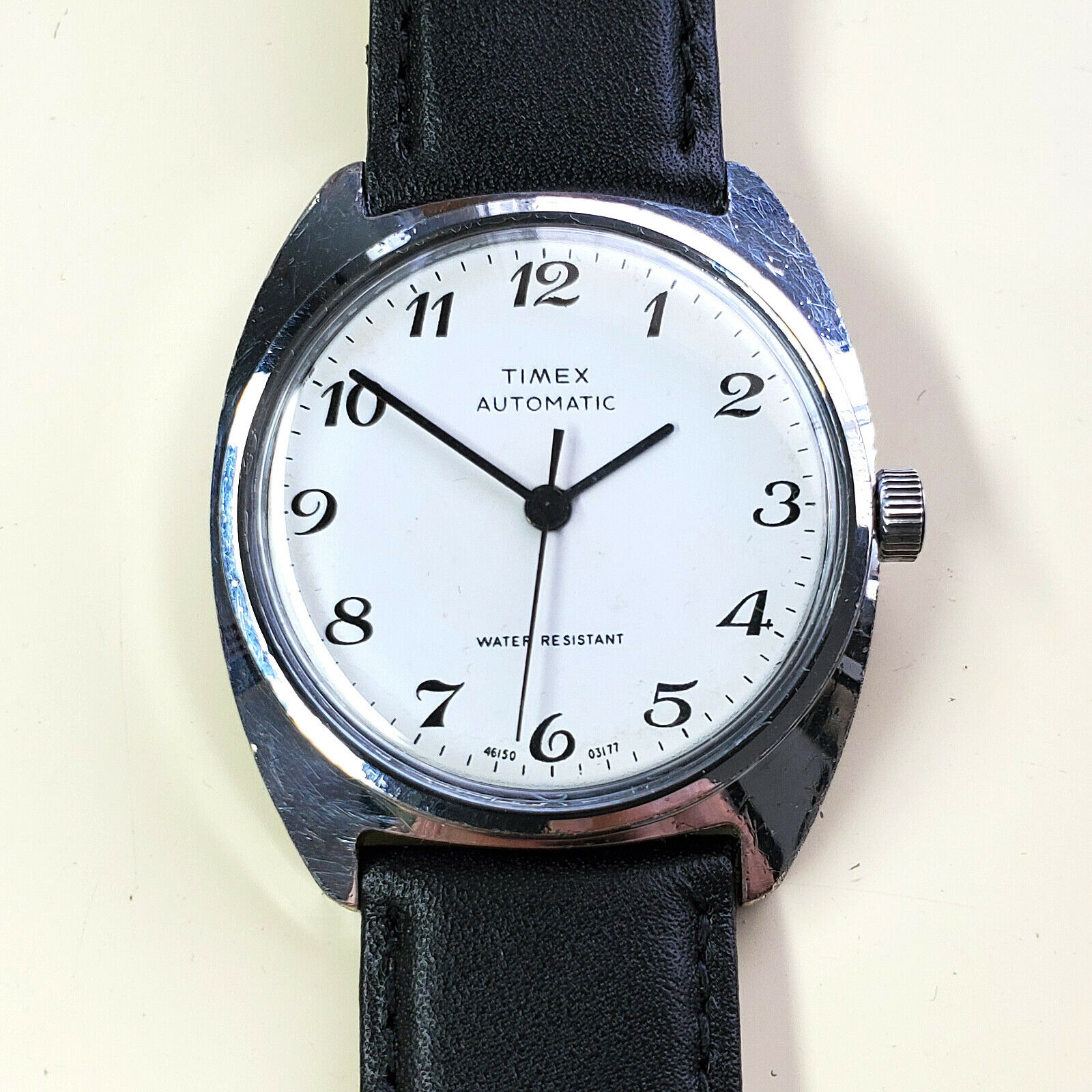 Vintage 1977 Timex Viscount Men's Automatic Watch - White Dial | WatchCharts