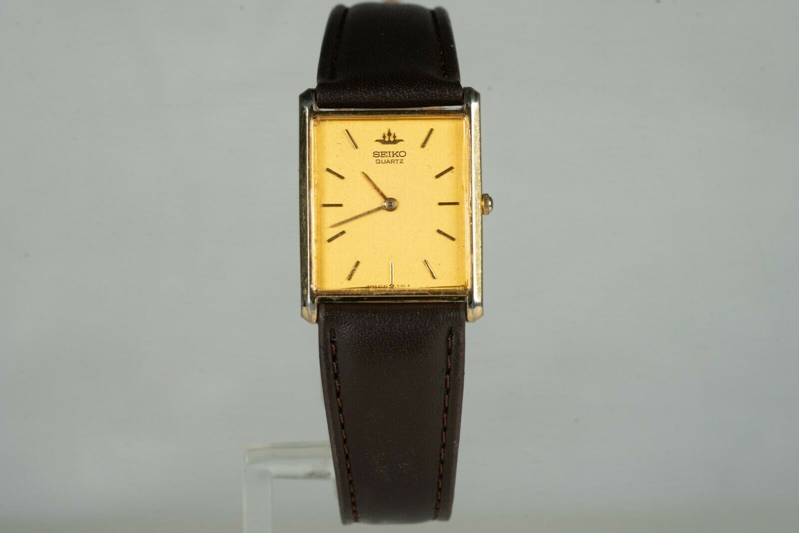 Vintage Seiko Tank Watch, Gold Tone Seiko Quartz 5Y30-5060 Watch |  WatchCharts