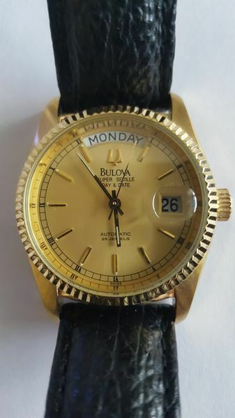 Bulova Super Seville Day Date Automatic 25 Jewels WatchCharts Marketplace